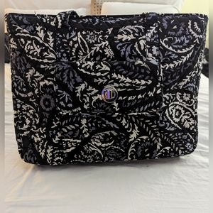 Vera Bradley Turlock Tote in Paisley Noir NWOT